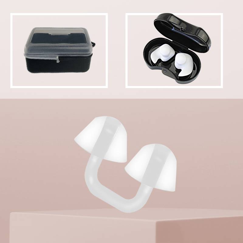 White Invisible Nose Plugs + Ear Plugs